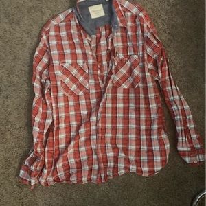 Men long sleeve flannel 2xl